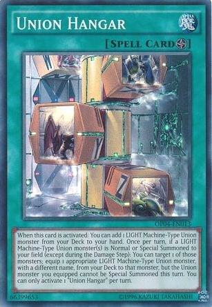 Union Hangar OP04-EN013 card from OTS Tournament Pack 4