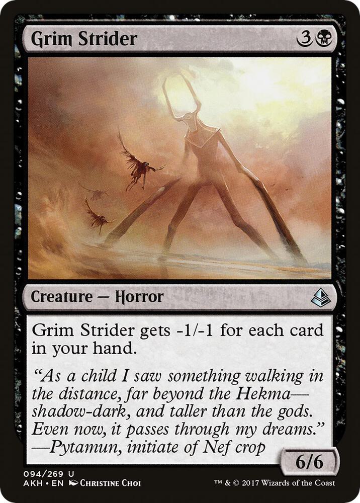 Grim Strider 94 card from Amonkhet