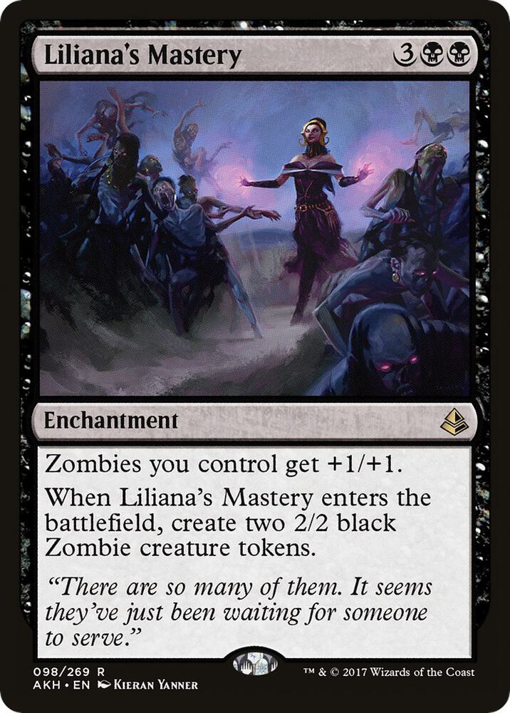 Liliana's Mastery 98 card from Amonkhet