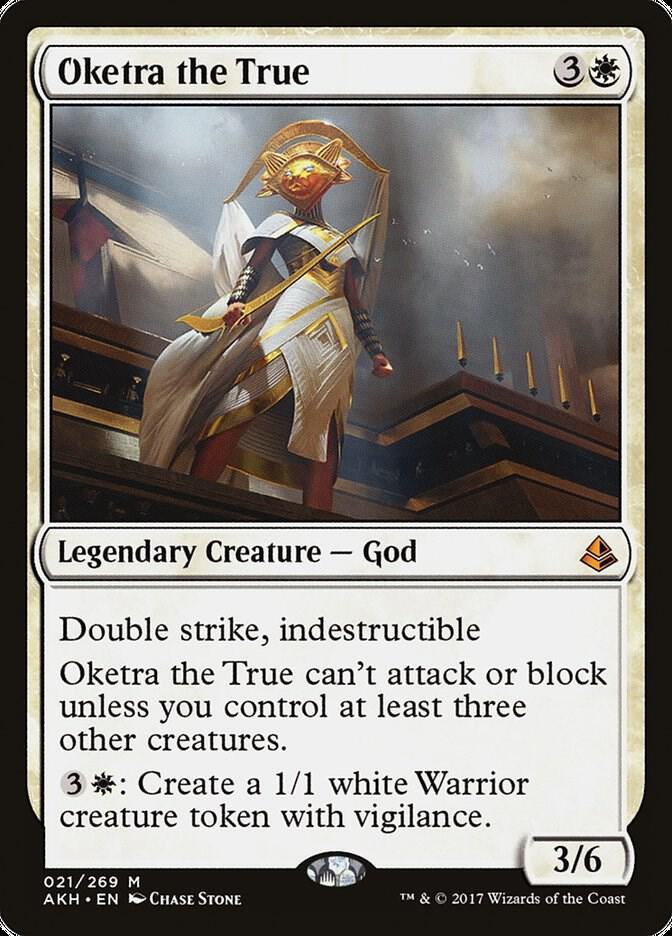 Oketra the True 21 card from Amonkhet