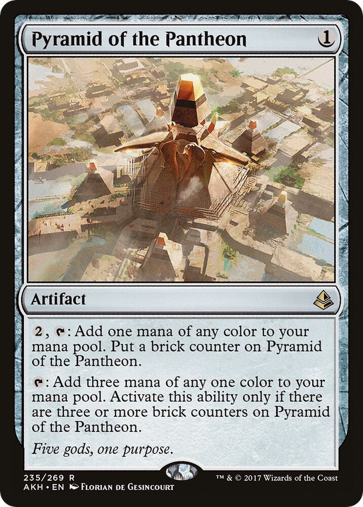 Pyramid of the Pantheon 235 card from Amonkhet
