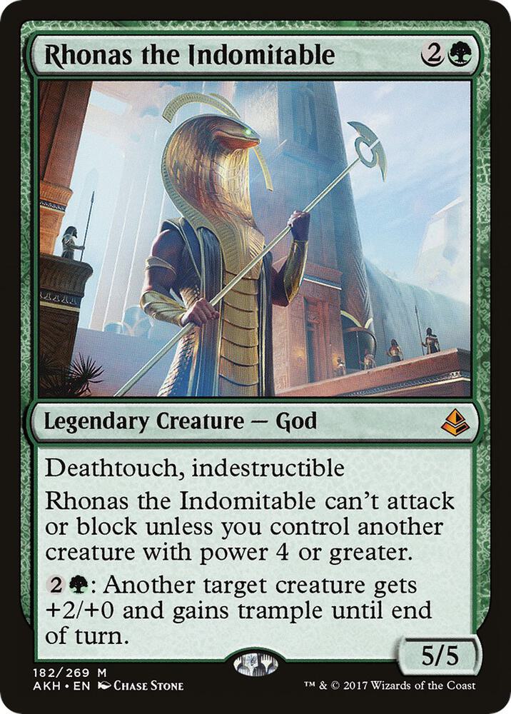 Rhonas the Indomitable 182 card from Amonkhet