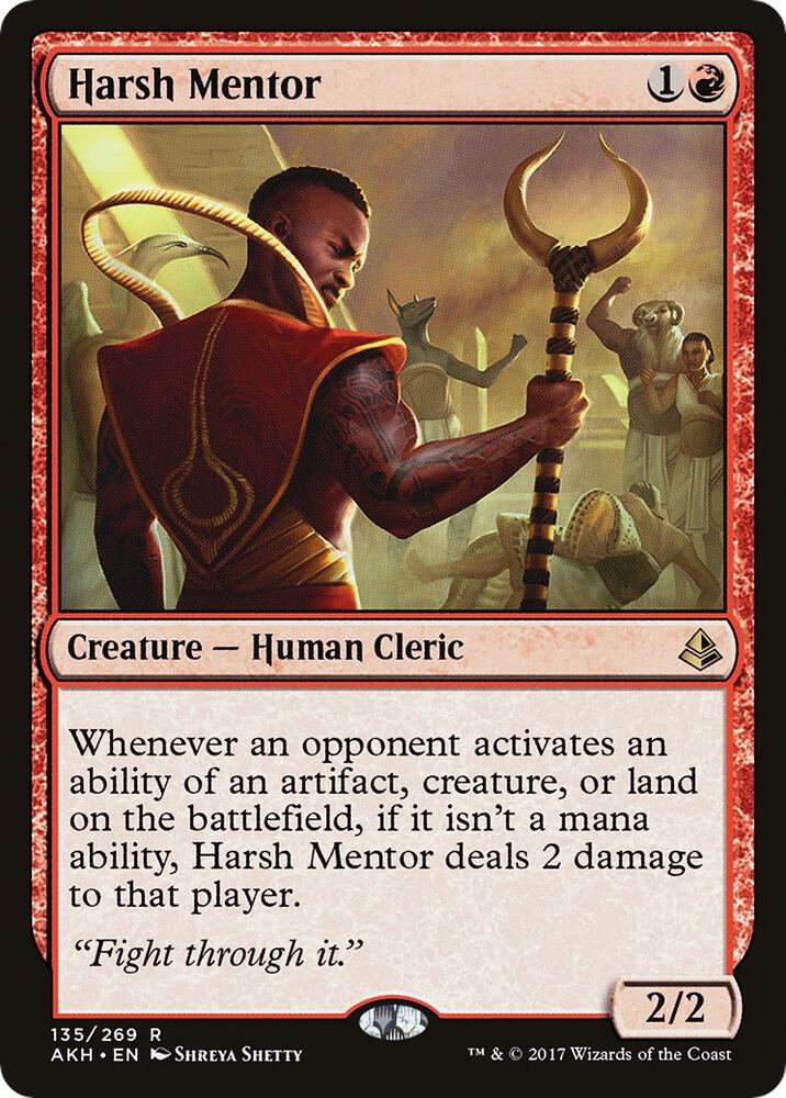 Harsh Mentor 135 card from Amonkhet