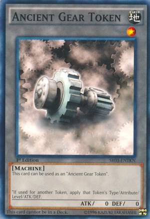 Token: Ancient Gear SR03-ENTKN card from Structure Deck: Machine Reactor