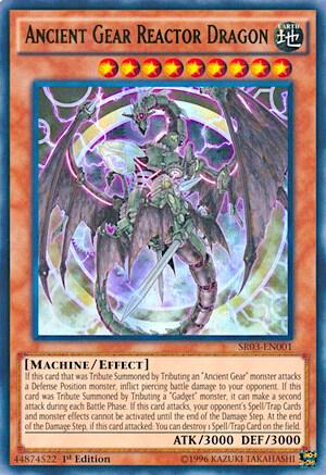 Ancient Gear Reactor Dragon SR03-EN001 card from Structure Deck: Machine Reactor