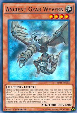 Ancient Gear Wyvern SR03-EN003 card from Structure Deck: Machine Reactor