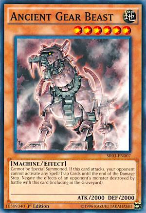 Ancient Gear Beast SR03-EN007 card from Structure Deck: Machine Reactor