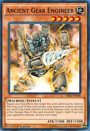 Ancient Gear Engineer SR03-EN008 card from Structure Deck: Machine Reactor