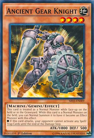 Ancient Gear Knight SR03-EN009 card from Structure Deck: Machine Reactor