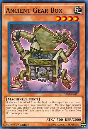 Ancient Gear Box SR03-EN011 card from Structure Deck: Machine Reactor