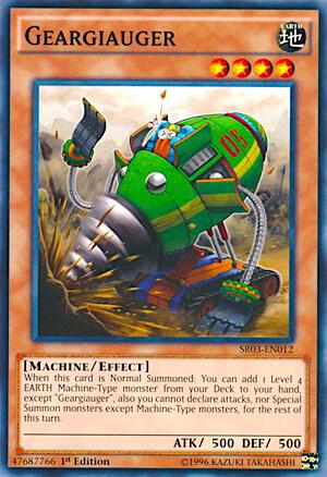 Geargiauger SR03-EN012 card from Structure Deck: Machine Reactor