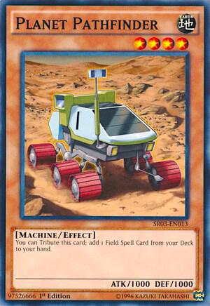 Planet Pathfinder SR03-EN013 card from Structure Deck: Machine Reactor