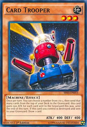 Card Trooper SR03-EN015 card from Structure Deck: Machine Reactor