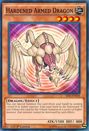 Hardened Armed Dragon SR03-EN018 card from Structure Deck: Machine Reactor