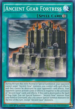 Ancient Gear Fortress SR03-EN022 card from Structure Deck: Machine Reactor