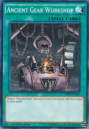 Ancient Gear Workshop SR03-EN024 card from Structure Deck: Machine Reactor