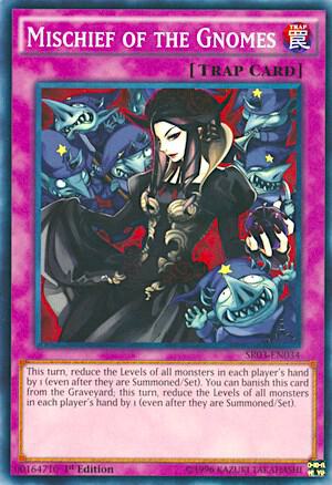 Mischief of the Gnomes SR03-EN034 card from Structure Deck: Machine Reactor