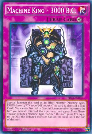 Machine King - 3000 B.C. SR03-EN035 card from Structure Deck: Machine Reactor