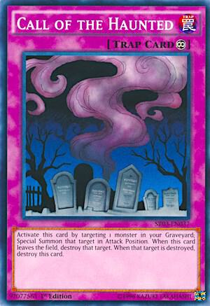 Call of the Haunted SR03-EN037 card from Structure Deck: Machine Reactor