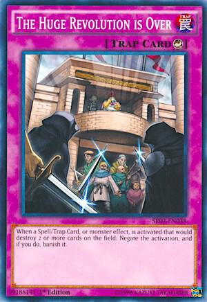 The Huge Revolution is Over SR03-EN038 card from Structure Deck: Machine Reactor