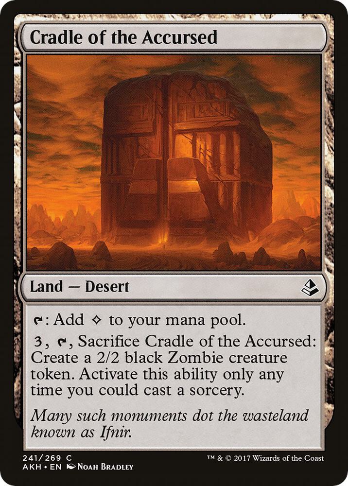 Cradle of the Accursed 241 card from Amonkhet