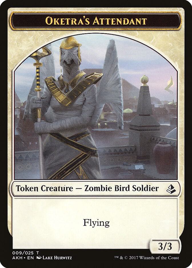 Oketra's Attendant Token 9 card from Amonkhet