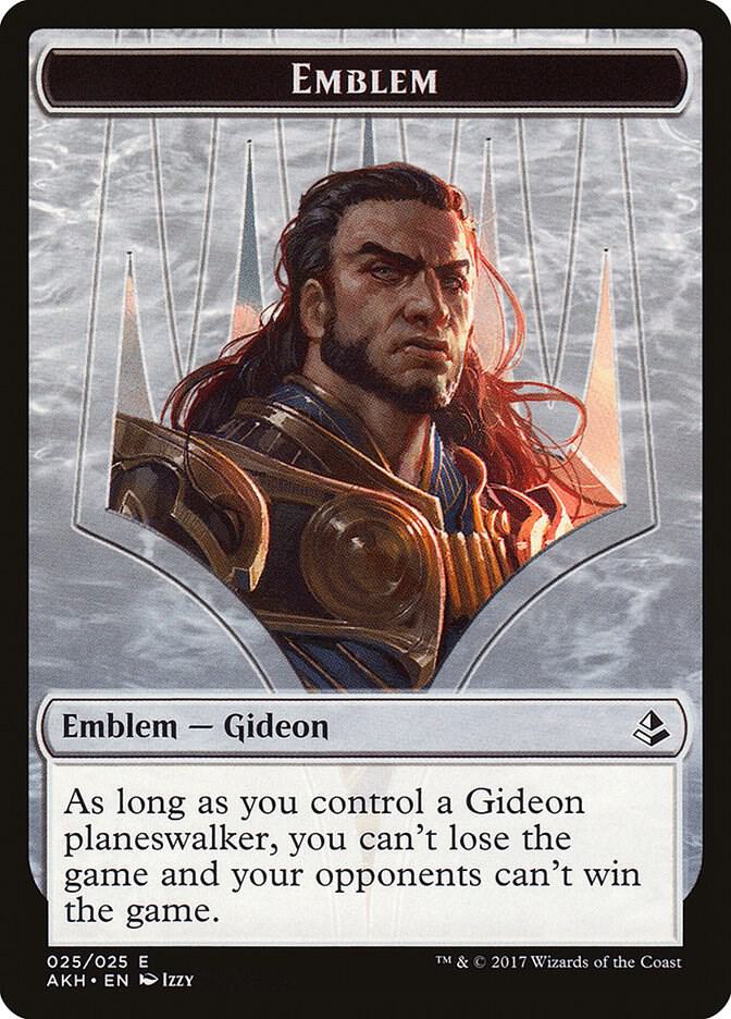 Emblem - Gideon of the Trials 25 card from Amonkhet