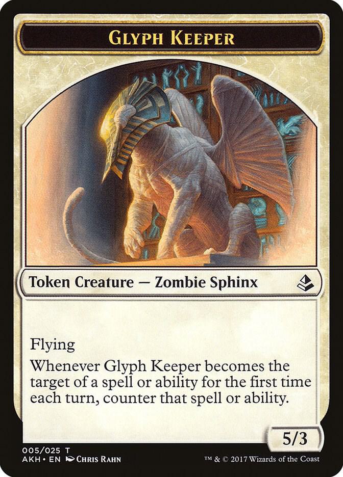 Glyph Keeper Token 5 card from Amonkhet