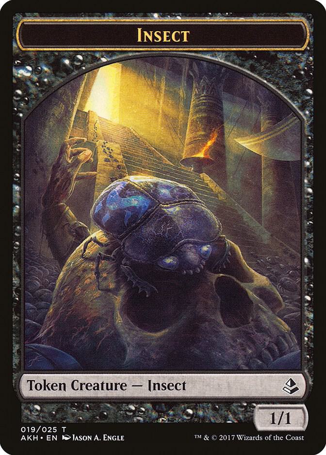 Insect Token 19 card from Amonkhet