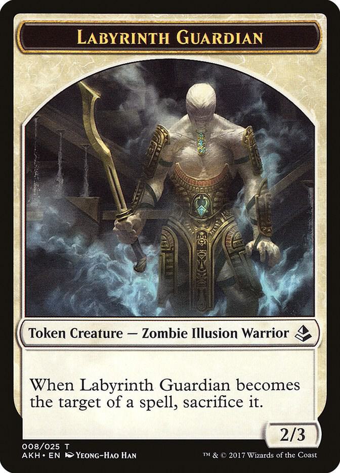 Labyrinth Guardian Token 8 card from Amonkhet