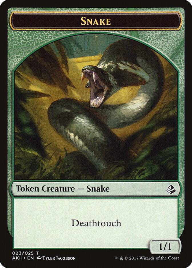 Snake Token 23 card from Amonkhet