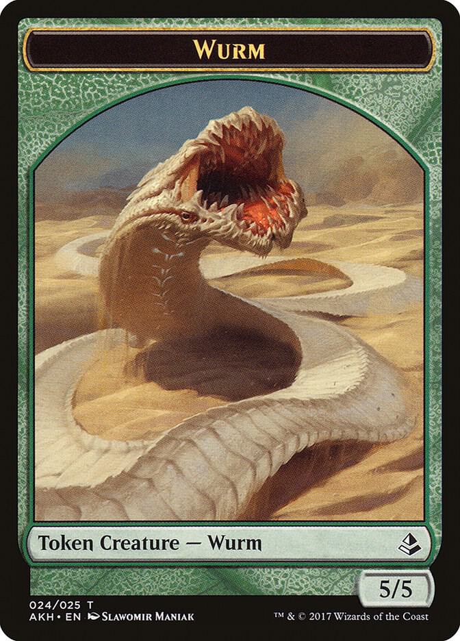 Wurm Token 24 card from Amonkhet