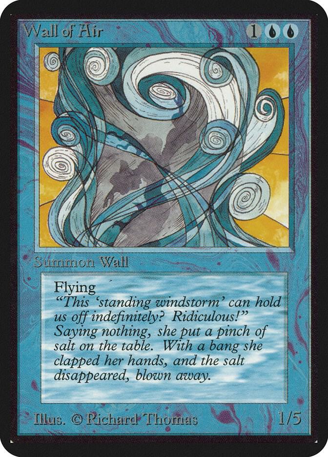Wall of Air card from Alpha Edition