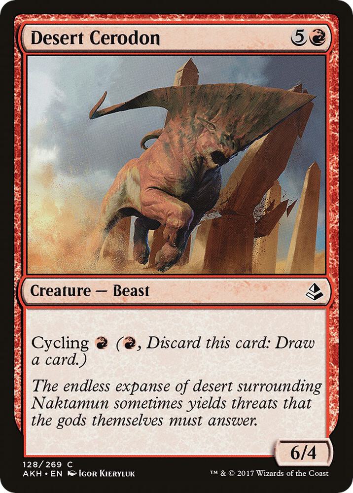 Desert Cerodon 128 card from Amonkhet