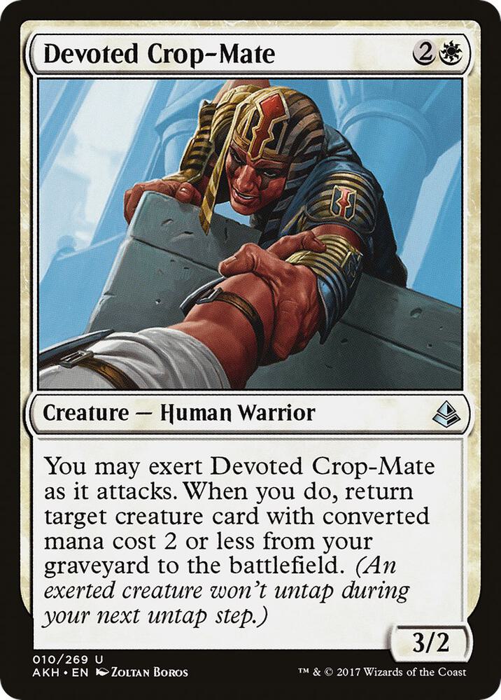 Devoted Crop-Mate 10 card from Amonkhet