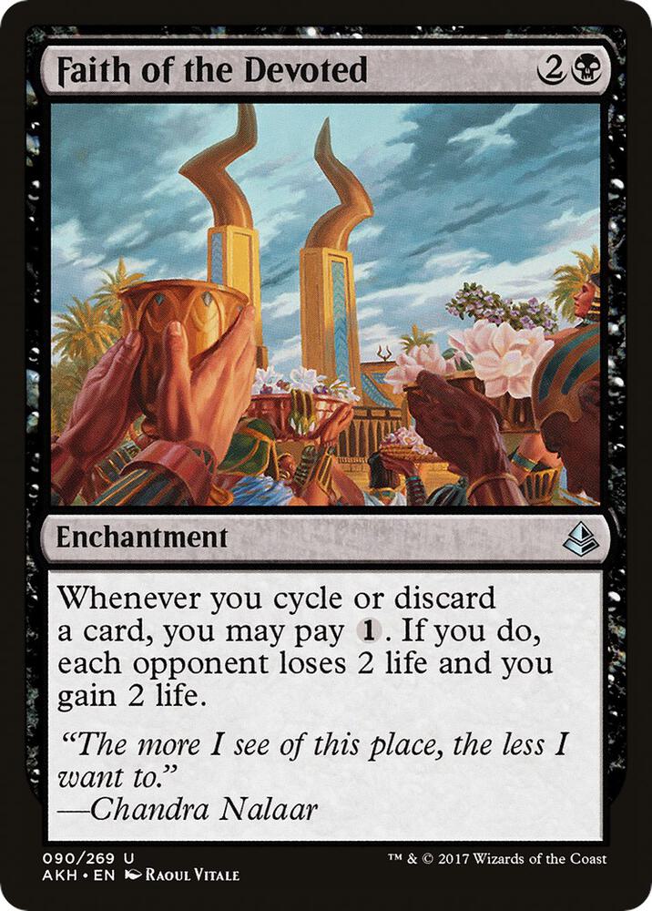 Faith of the Devoted 90 card from Amonkhet