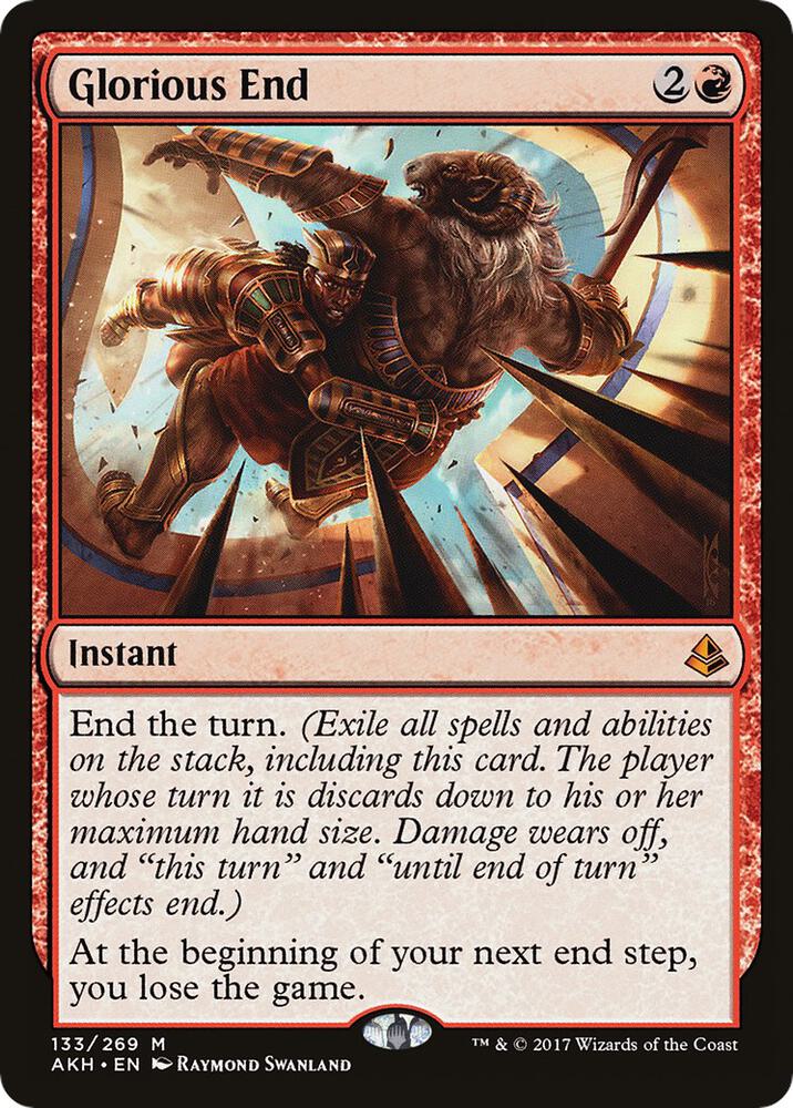 Glorious End 133 card from Amonkhet