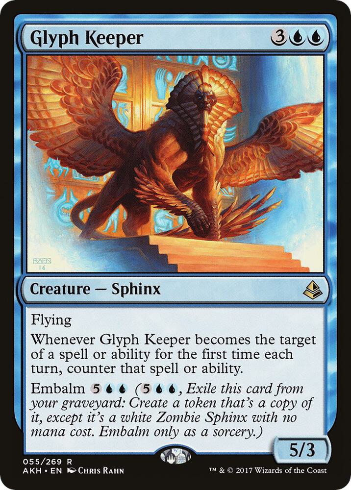 Glyph Keeper 55 card from Amonkhet