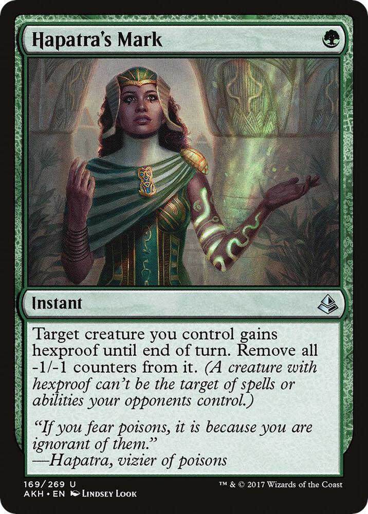 Hapatra's Mark 169 card from Amonkhet