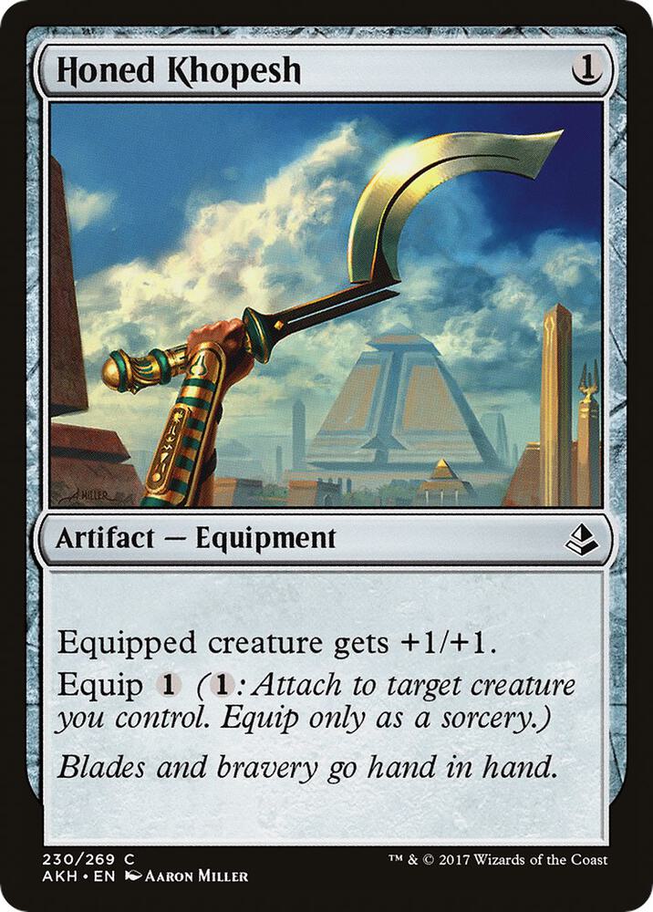 Honed Khopesh 230 card from Amonkhet