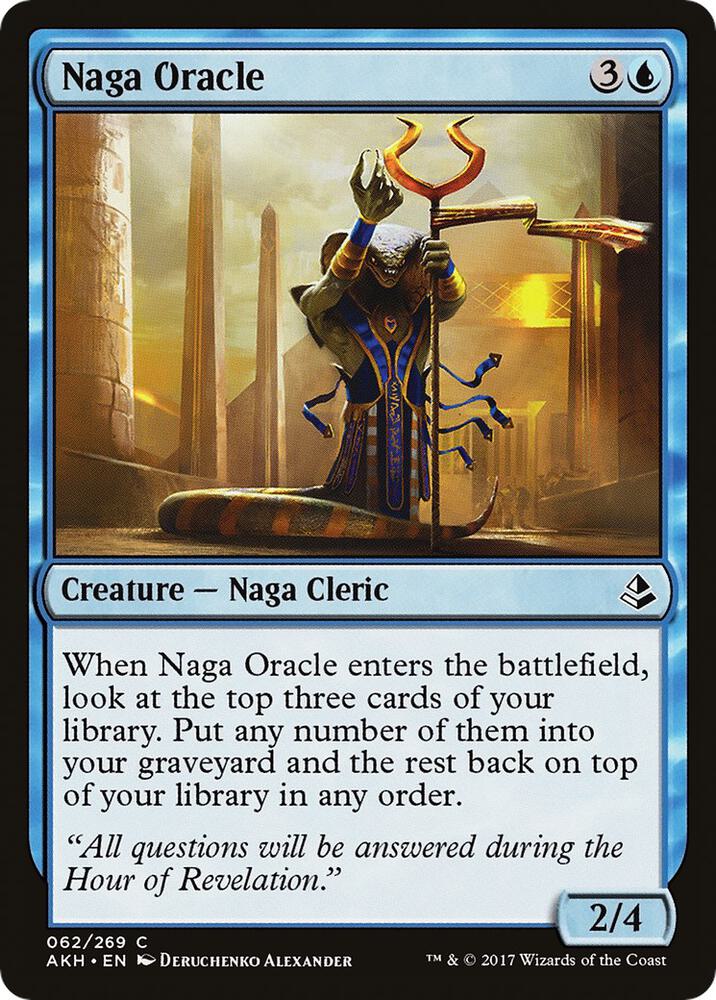 Naga Oracle 62 card from Amonkhet
