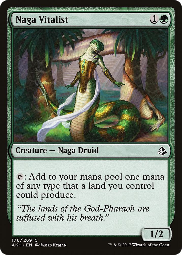 Naga Vitalist 176 card from Amonkhet