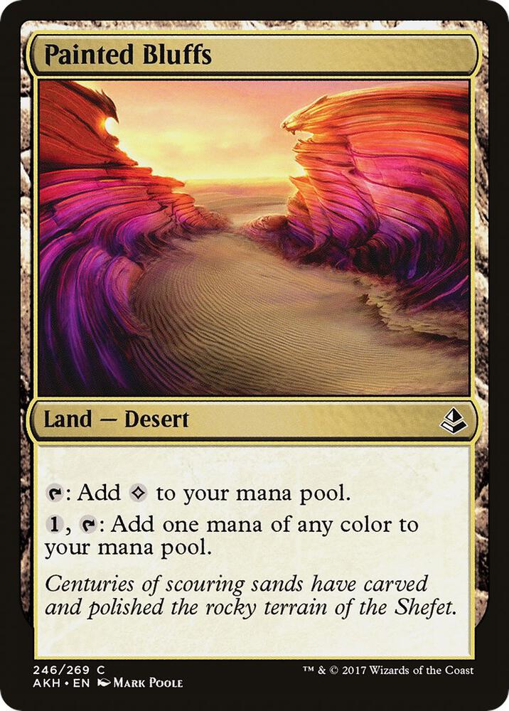 Painted Bluffs 246 card from Amonkhet
