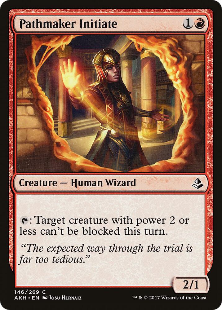 Pathmaker Initiate 146 card from Amonkhet