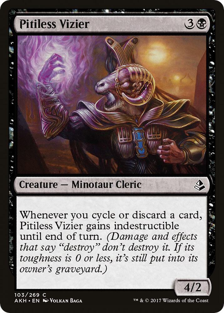 Pitiless Vizier 103 card from Amonkhet