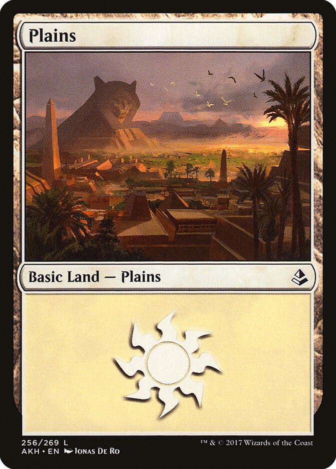 Plains 256 card from Amonkhet