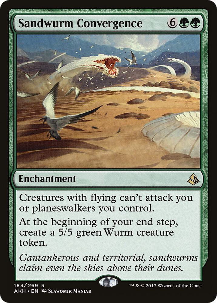 Sandwurm Convergence 183 card from Amonkhet