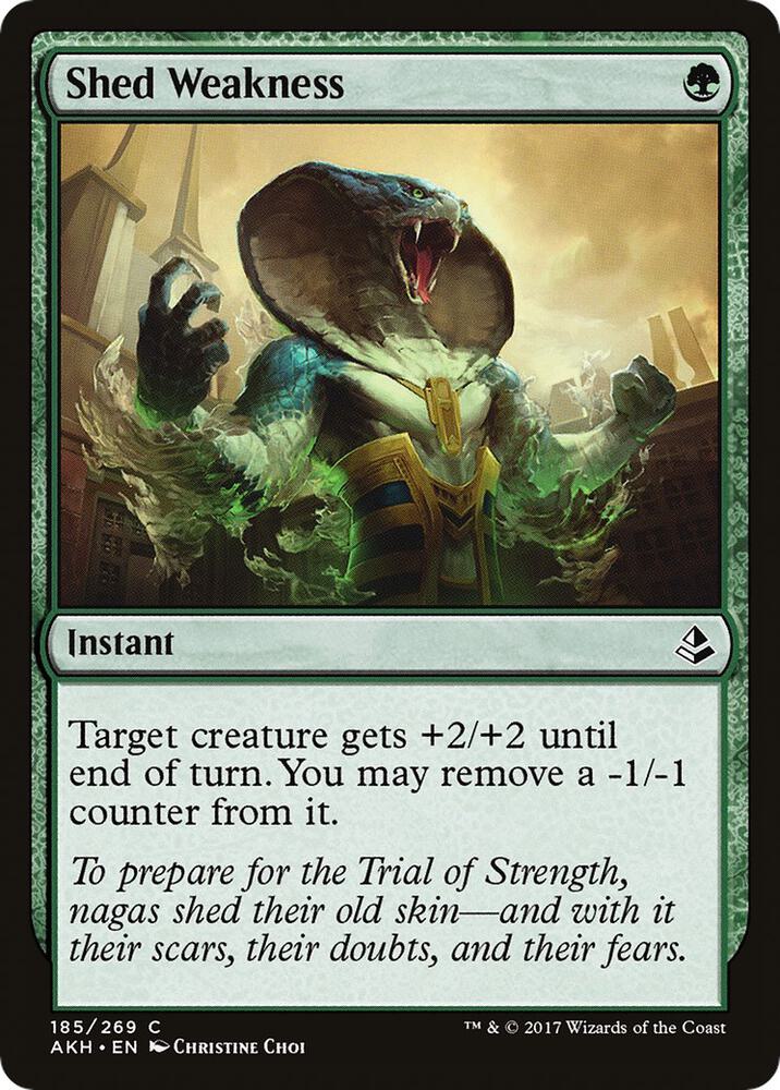 Shed Weakness 185 card from Amonkhet