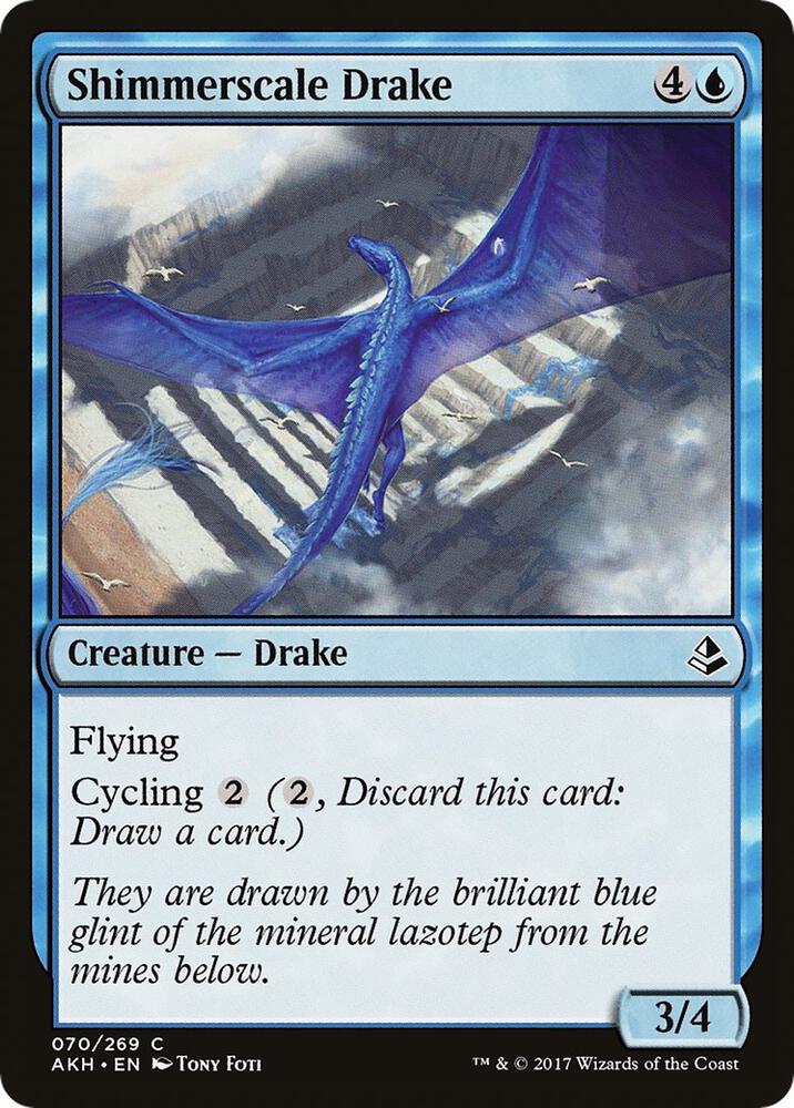Shimmerscale Drake 70 card from Amonkhet