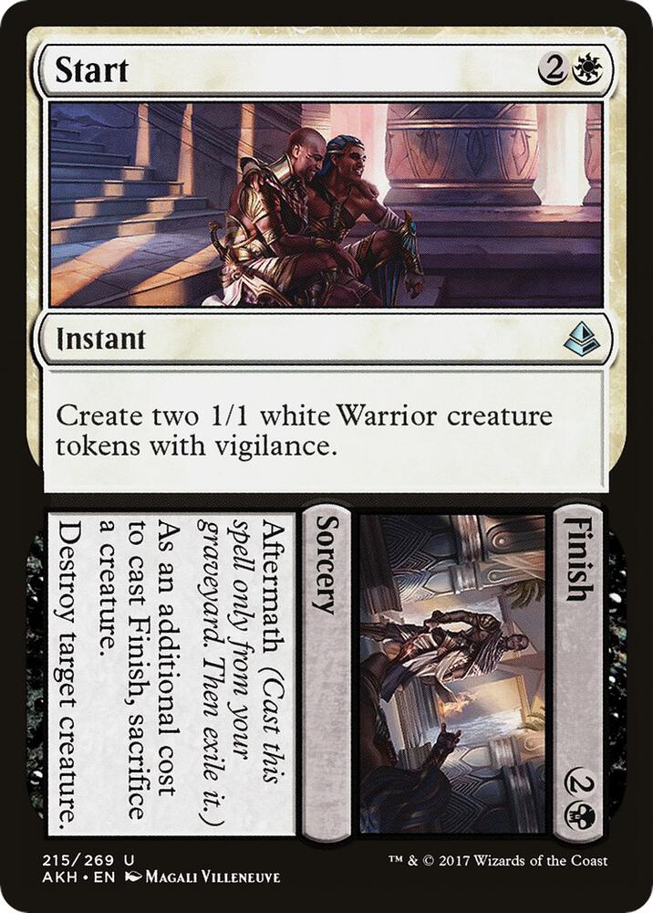 Start // Finish 215 card from Amonkhet